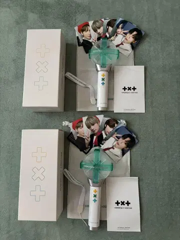 새상품급! TXT MOA 응원봉 ver.1 트레이딩 카드 포함 2개 세트