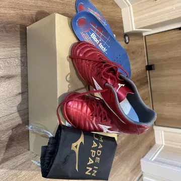 미즈노 축구화 레드 일본제