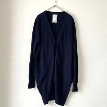 윔 가젯 코튼 가디건 네이비 프리 사이즈