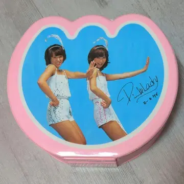 핑크 레이디 하트형 비닐 백