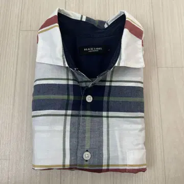 BLACK LABEL 체크 무늬 긴팔 셔츠