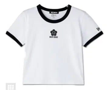 마리콴트 뉴에라 NEW ERA 완판 T셔츠 반팔 화이트