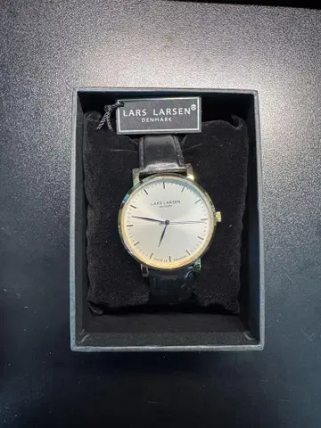 LARS LARSEN 아날로그 시계 실버/골드