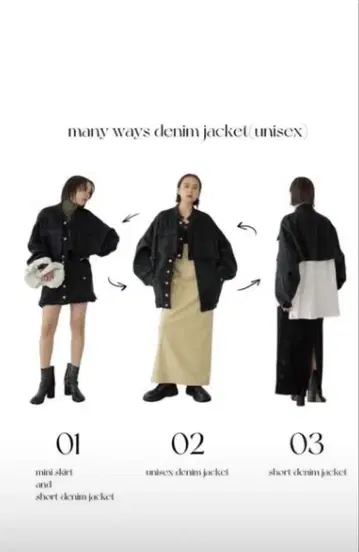 Knuth Marf 블랙 데님 자켓