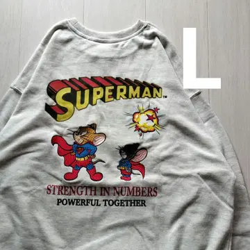 톰과 제리 타피 트레이너 L 라이트 그레이 미사용 새상품 택 포함