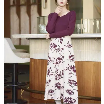 PROPORTION BODY DRESSING 플라워 도킹 원피스