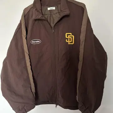 MLB 와펜 자수 블루종 점퍼 M