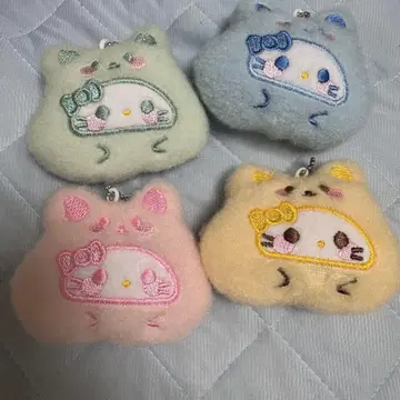 귀여운 동물 캐릭터 참 4개 세트