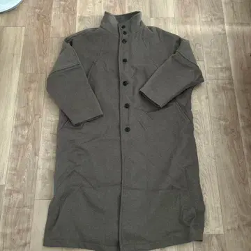 VULCAIN 프릭스스토어 울 혼방 브라운 롱 오버코트