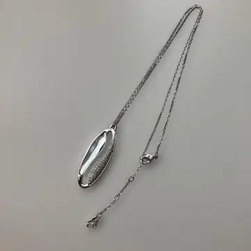스와로브스키 실버 목걸이 크리스탈 장식