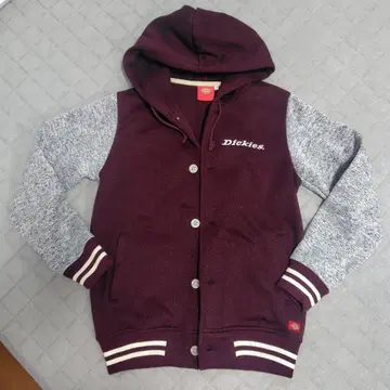 Dickies 후드 부착 바시티 자켓풍 후드티 L 사이즈