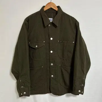 Lee 올리브 울 커버올 M