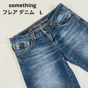 썸씽 여성용 플레어 데님 팬츠 청바지 부츠컷 W72