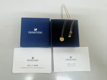 Swarovski 골드 크리스탈 펜던트 목걸이