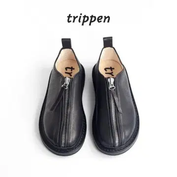 trippen intent 41 가죽 슬립온 지퍼 포함