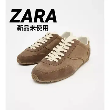 대비 가죽 스니커즈 ZARA 39 25.3