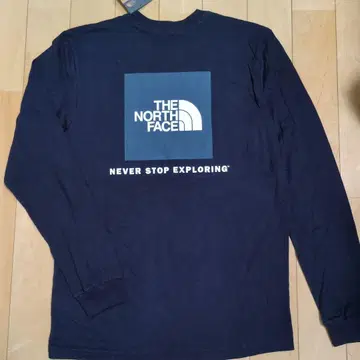 새상품 THE NORTH FACE 네이비 긴팔 티셔츠 롱티