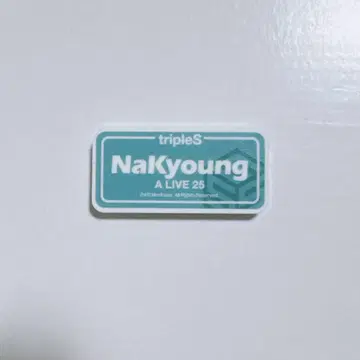 tripleS A LIVE25 네임 배지