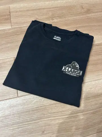 X-LARGE 블랙 롱 T