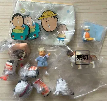 가챠가챠 묶음 판매 (맹구, 숀, 데일, 도날드, 푸)