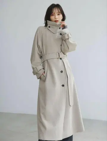 anuans 울 트렌치코트 2024AW