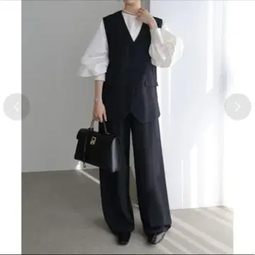 새상품 앤도미 노카라 베스트 다크 네이비