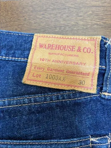 WAREHOUSE 10주년 기념 데님 사이즈 30