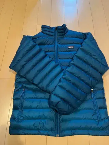 patagonia 파랑 다운 자켓
