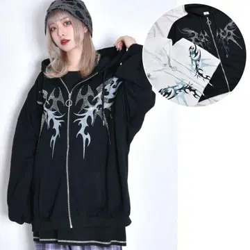 볼칸&아프로다이티 큐빅 라이벌 ZIP 후드티