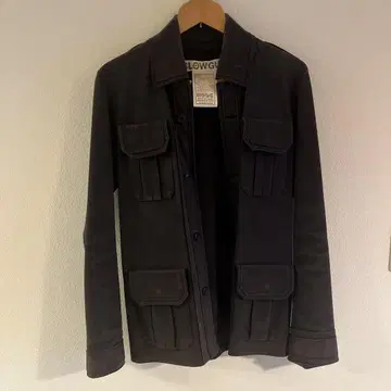 SLOWGUN 밀리터리 자켓 사이즈 2 블랙