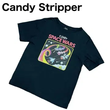 [ 구제 의류 ] Candy Stripper 캔디 스트리퍼 T셔츠 우주인