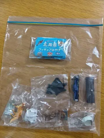 홋카이도 신치토세 공항 한정판 홋카이도 피규어 기념품 4개 세트