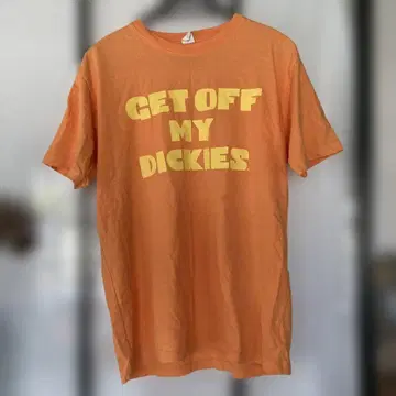 GET OFF MY DICKIES T셔츠 오렌지