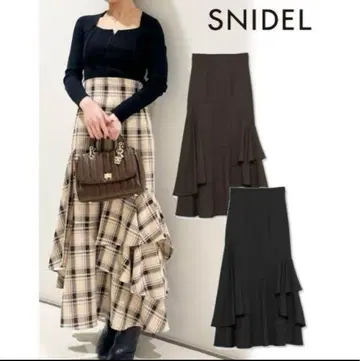 snidel 티어드 머메이드 스커트