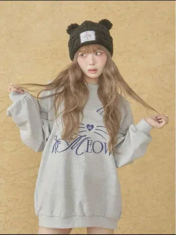Darich 곰 귀 니트 모자