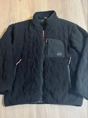 CHUMS S 사이즈 블랙 부비 스티치 플리스 자켓 아웃도어