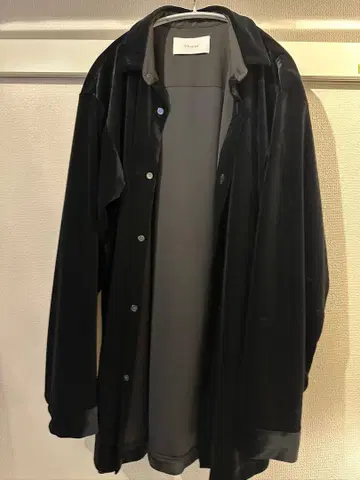Utusiyo velour shirt  L 벨로아 롱 셔츠
