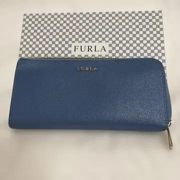 FURLA 스카이블루 장지갑