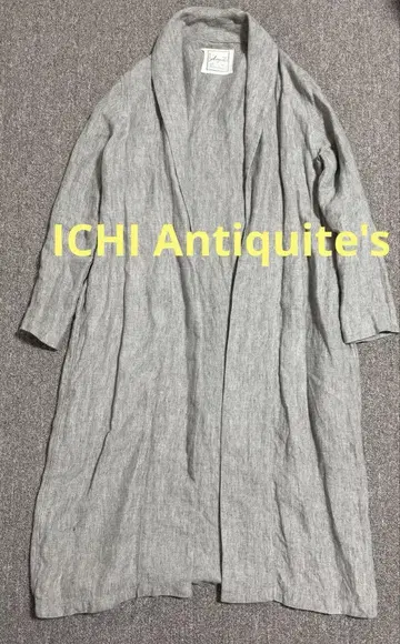 ICHI Antiquite's 린넨 롱 가디건 자켓