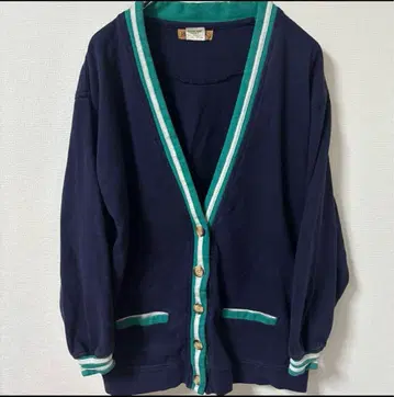 90s USA 빈티지 코튼 맨투맨 가디건 구제 의류 레어
