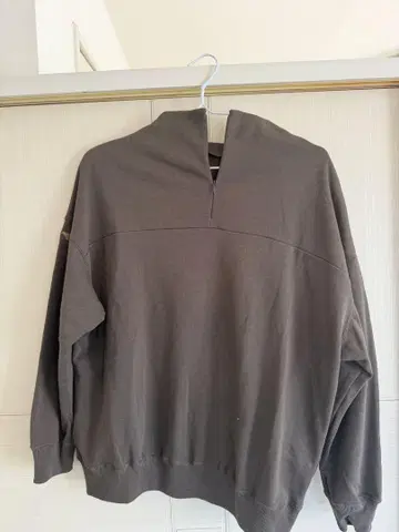 canterbury 하이넥 그레이 후드티