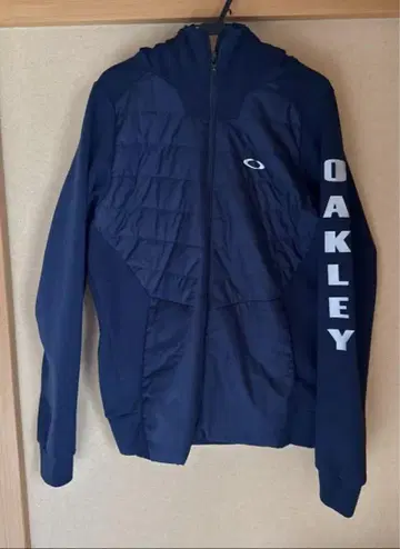 Oakley 후드 부착 네이비 자켓 네이비