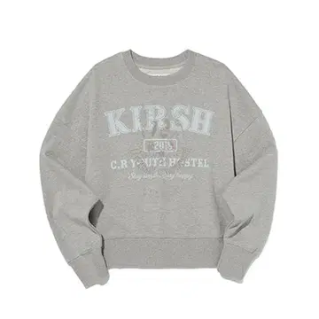 KIRSH 키르시 UNI 빈티지 그래픽 스웨트 셔츠 그레이