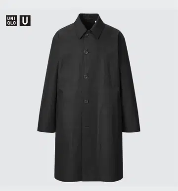 UNIQLO U 스텐카라 코트 블랙