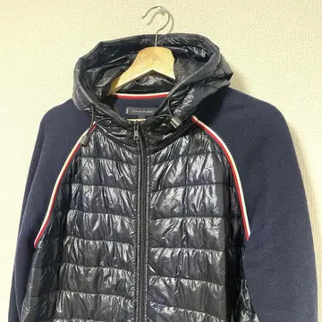 TOMMY HILFIGER 타미힐피거 후드 패딩 자켓 L 오염 있음