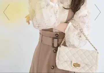 미사용품 [ 조니시 세이라 착용 아이템 ] 레 체인 BAG 화이트