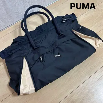 푸마 스포츠 백 미니 보스턴 백 보스턴 네이비 계열 입체 로고