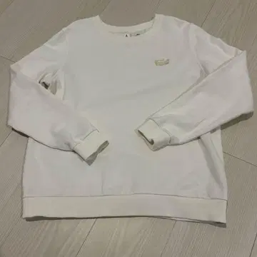 LACOSTE LIVE 화이트 맨투맨 트레이닝복