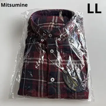 Mitsumine 미츠미네 체크 셔츠 플란넬 셔츠 LL