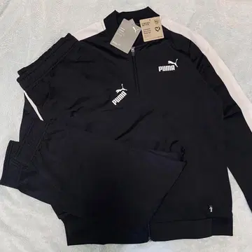 새상품 여성용 PUMA 블랙 저리 상하의 L 사이즈